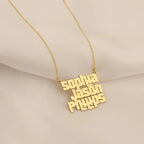 COLLAR CON TRIPLE NOMBRE