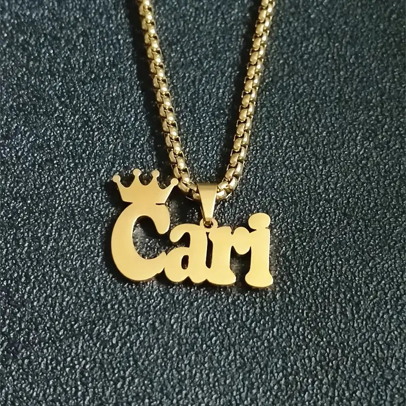 COLLAR CON NOMBRE CORONA