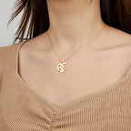 COLLAR 2 INICIALES CORAZON