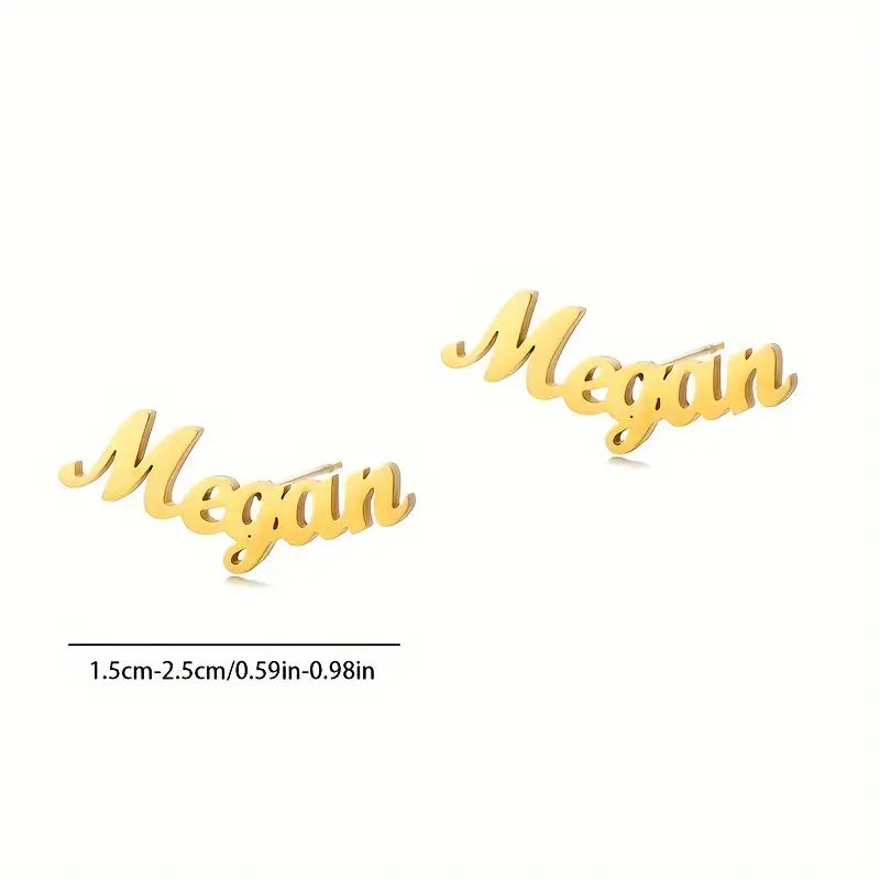 Maxi Hoops with Classic Name