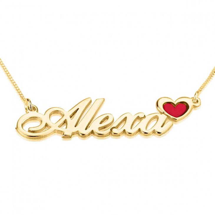 COLLAR NOMBRE CLASICO + EMOJI A COLOR
