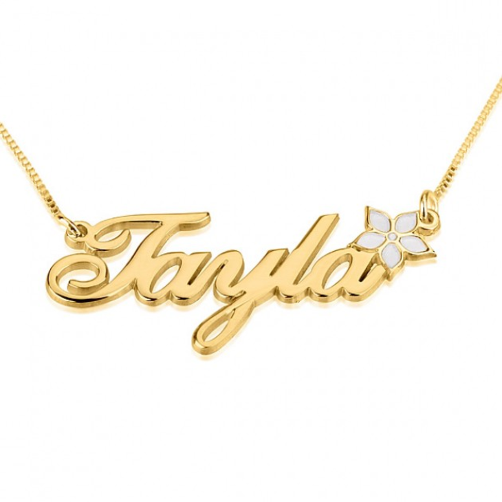 COLLAR NOMBRE CLASICO + EMOJI A COLOR